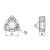 G-WCMT General Indexable Drilling Insert - Big-tools Industrial Supply Tools for Metal Cutting